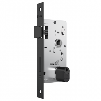 Fechadura Externa 3000 Classic Roseta Quadrada Preto